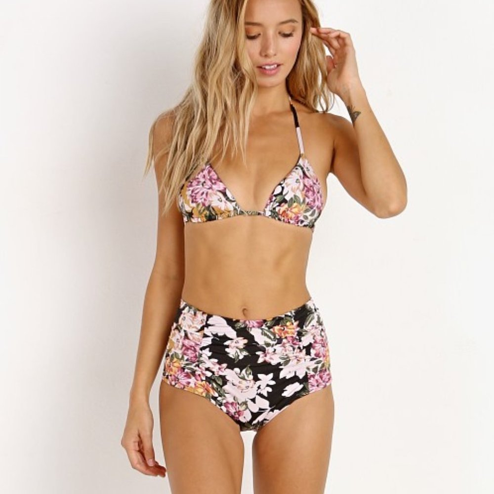 Vitamin A Onyx High Waist Ambrosia Bikini Bottom
